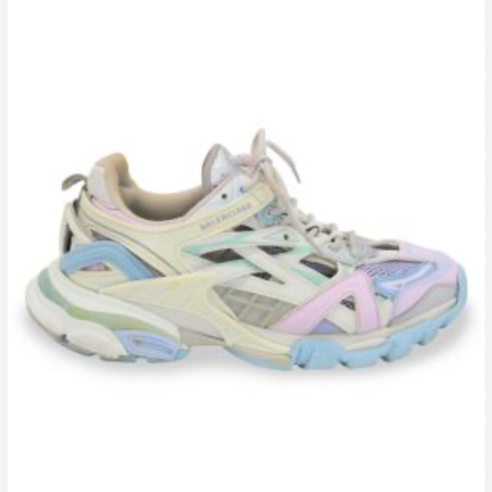 Balenciaga Track 2 Sneakers In Multicolor Nylon Athletic Shoes Sneakers Size 39 - Picture 12 of 13